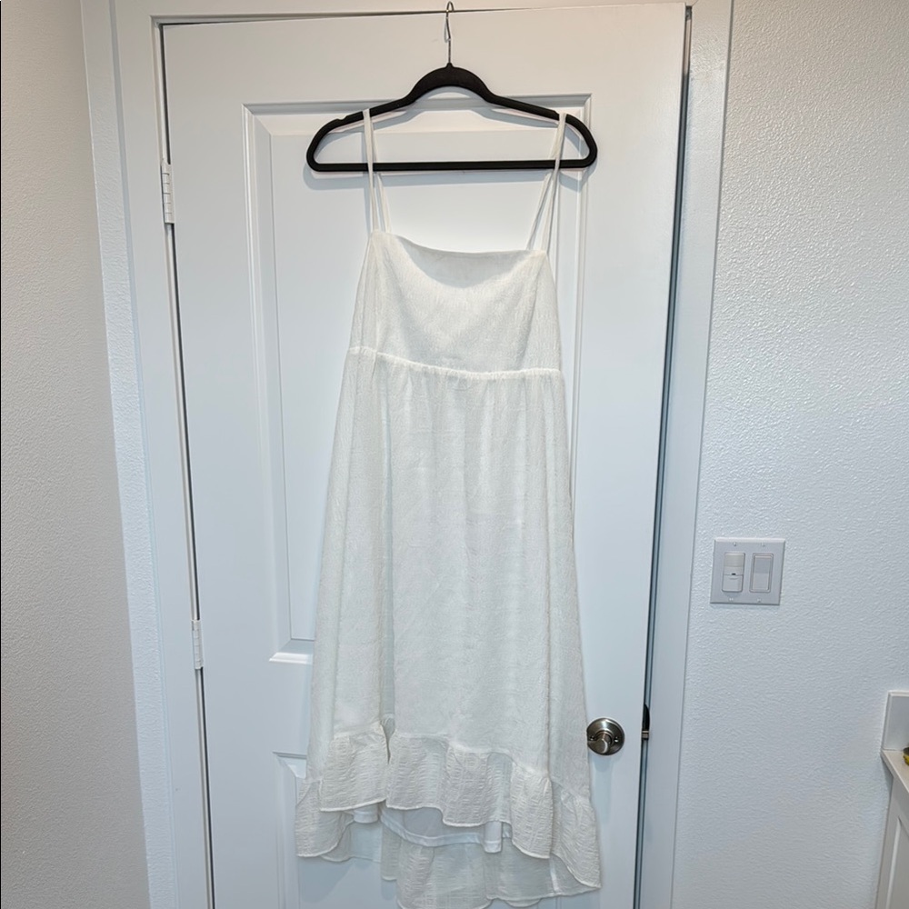 White Spaghetti Strap Dress